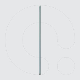 CO2 dip tube with thread for 5 kg CO2 fire extinguishers