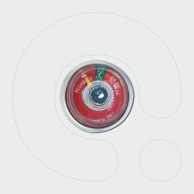 Fire extinguisher pressure gauge, Φ27 mm, with filter