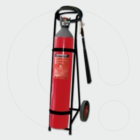 Aparat për shuarjen e zjarrit, 30 kg dyoksid karboni (CO2 - BSI KM) - me rrota