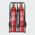 Trolley Fire Extinguisher 50 kg Carbon Dioxide (CO2)