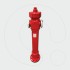 Aboveground hydrant DN80, Unbreakable RAL 3000