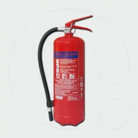 Fire Extinguisher, 9 kg Dry Powder ABC