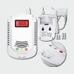 Detektor gazrash LPG, LNG, metan, propan, butan me alarm dhe ekran LCD