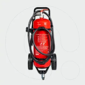 Fire Extinguisher, 50 L Foam - Fluorine Free - Trolley