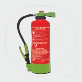 Fire Extinguisher, 9 L Water with Int. Cartridge - Fluorine Free – EN 3-7