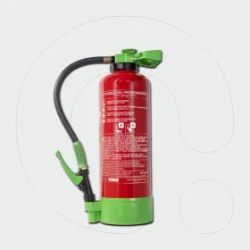 Fire Extinguisher, 6 L Anti-Freeze Foam with Int. Cartridge - Fluorine Free