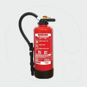 Fire Extinguisher, 6 L Water AB with Int. Cartridge (BSI KM) - Fluorine Free