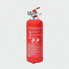 Fire Extinguisher, 2 L Fluorine-Free Foam
