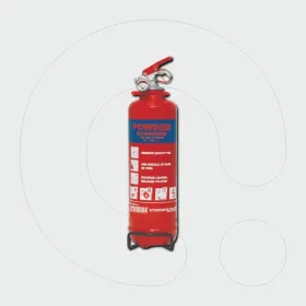 Fire Extinguisher 1Kg Dry Powder ABC 40% (BSI KM)