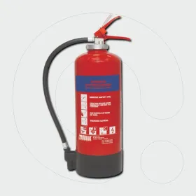 Fire Extinguisher, 9 kg Powder ABC with Int. Cartridge (BSI KM)