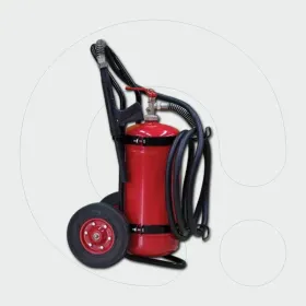 Fire Extinguisher, 50 kg Dry Powder ABC 40%  - Trolley (BSI KM)
