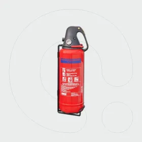 Fire Extinguisher, 1 kg Dry Powder ABC 40% - with plastic cover