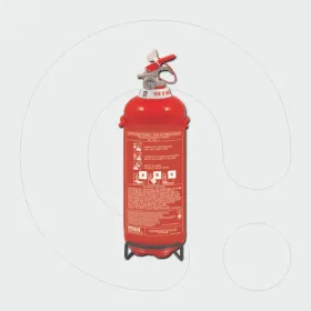 Fire Extinguisher, 2 kg Dry Powder ABC 40% - Standard