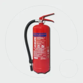 Fire Extinguisher, 6 kg Dry Powder (BSI KITEMARK)