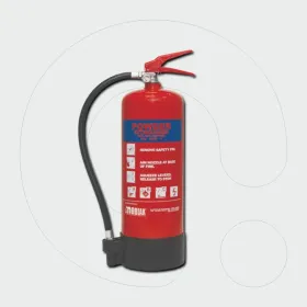 Fire Extinguisher, 6 kg Powder ABC 85% (BSI KM)
