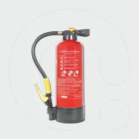 Fire Extinguisher, 6 kg Dry Powder ABC with Firing Pin