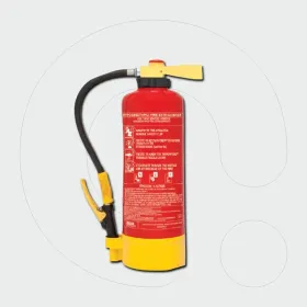 Fire Extinguisher, 6 kg Dry Powder BC 90% with Int. Cartridge