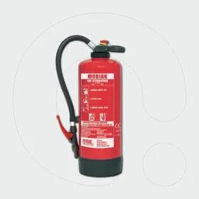 Fire Extinguisher, 6 kg Dry Powder ABC 90%, Knob-Operated