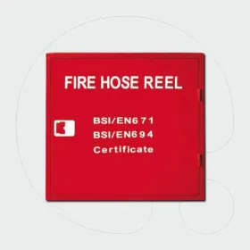 Kuti hidranti për montim në mur, me shenjim CE dhe certifikim BSI sipas EN 671 dhe EN 694