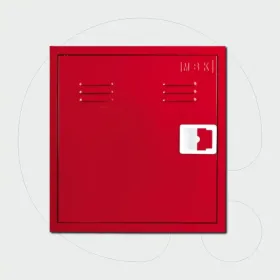 Wall-Mounted Fire Hose Cabinet, 500 x 470 x 140 mm