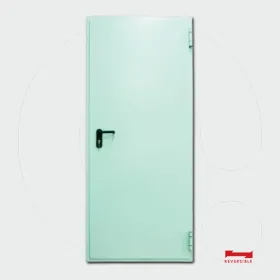 Derë njëkrahëshe rezistente ndaj zjarrit 60 min, 1.200 × 2.050 mm