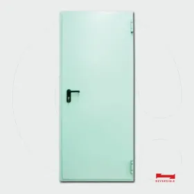 Derë njëkrahëshe rezistente ndaj zjarrit 60 min, 900 × 2.150 mm