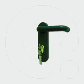 Lever Handle for Double-Leaf Fire-Rated Doors