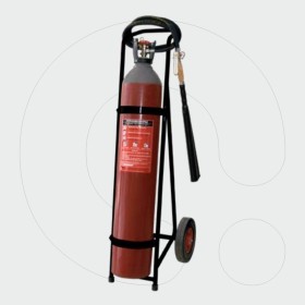 Aparat për shuarjen e zjarrit, 30 kg dyoksid karboni (CO2) - me rrota