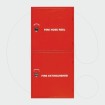 Double Compartment Fire Hose cabinet - complete with hose 1’’ (30m).