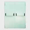 Double leaf Fire Door 120' (800+800) x 2.050