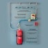 Fire Suppression System F-CLASS / Wet Chemical NFPA17A (A) [According NFPA17A / CE certified fire extinguisher assembly]