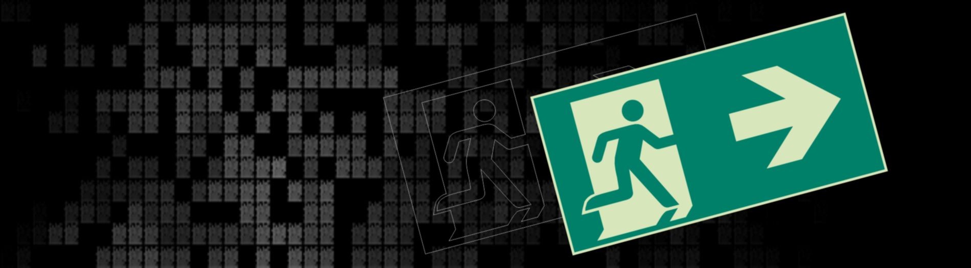 Shenja sigurie - fotolumineshente